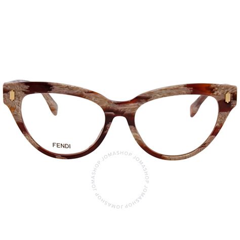 fendi 0443|Fendi Clear Demo Lens Cat Eye Ladies Eyeglasses FF 0443 .